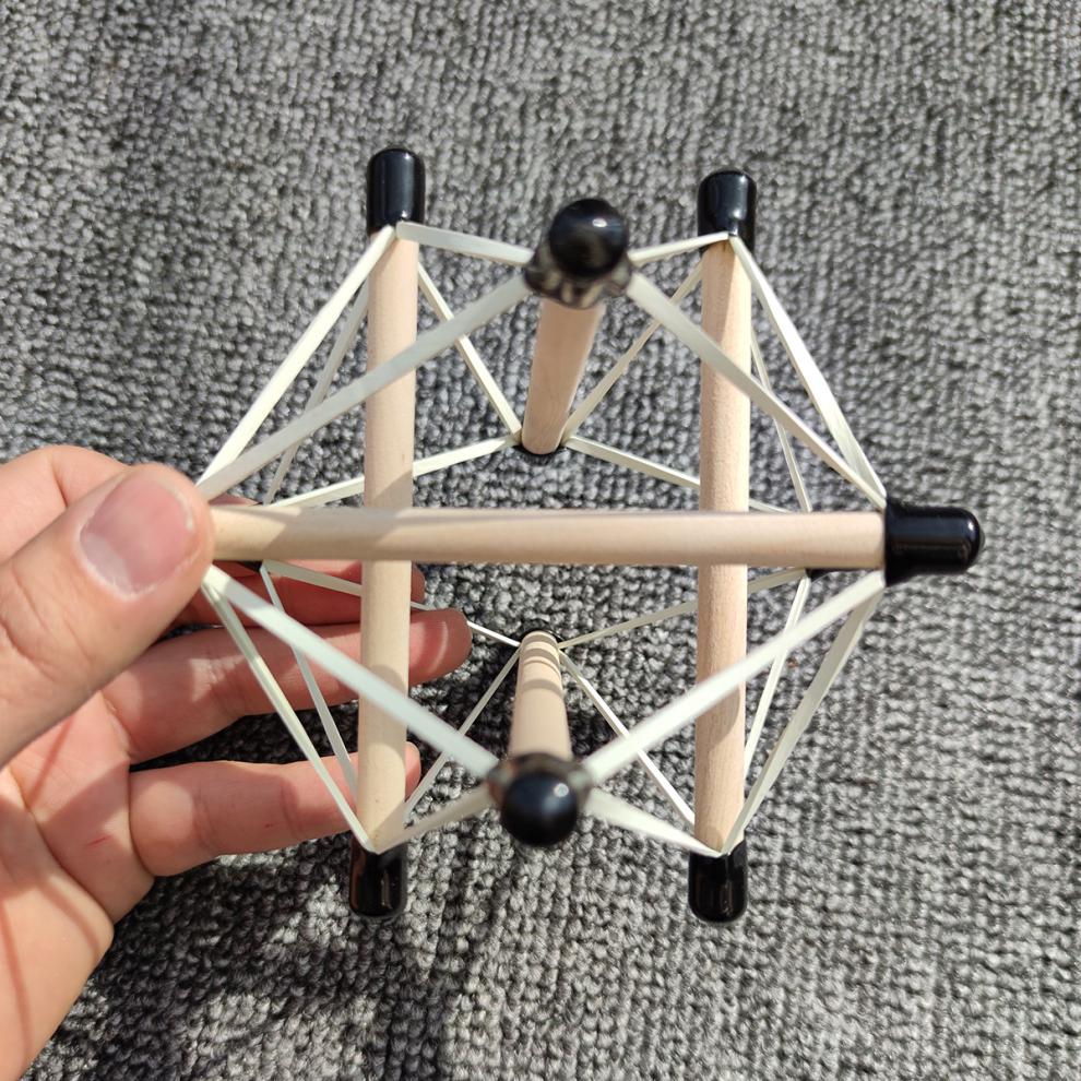 张拉整体解剖列车张拉整体模型结构要素人体筋膜张拉教具演示动态实用