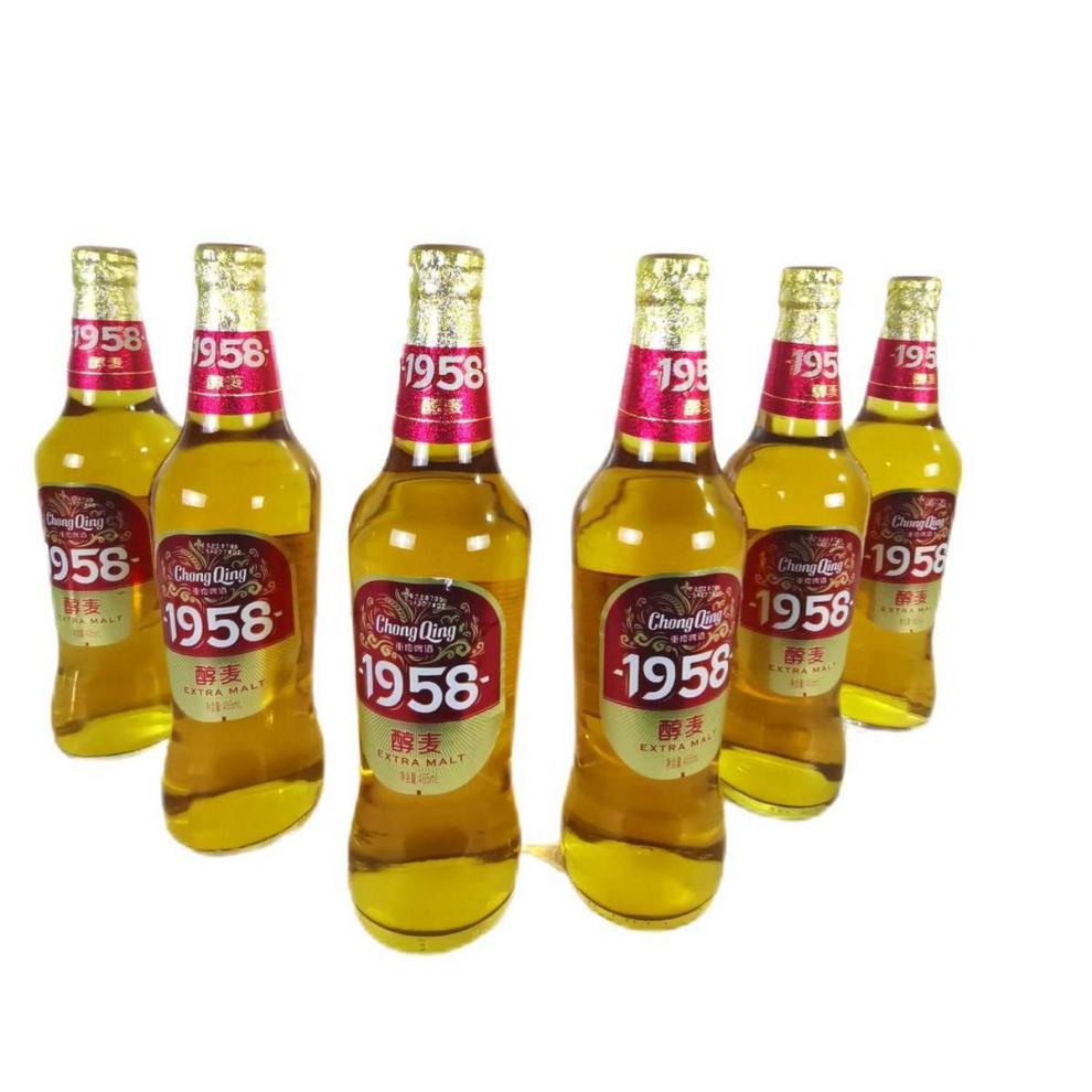 重庆醇麦1958玻璃瓶468ml混装(品味畅享) 山城啤酒3瓶 1958醇麦3瓶