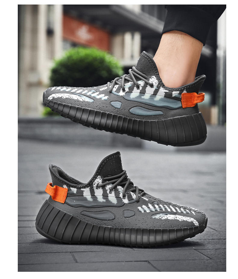 aj男鞋椰子鞋2022新款大码休闲运动跑步鞋夏季爆米花鞋子男潮鞋catmao