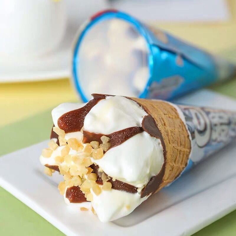 和路雪可爱多脆皮甜筒冰淇淋冰激凌网红雪糕香草莓巧克力冷饮香草24支