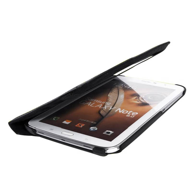 适用三星note80英吋n5110手机外壳gtn5120n5100旋转保护套宓蝶红色