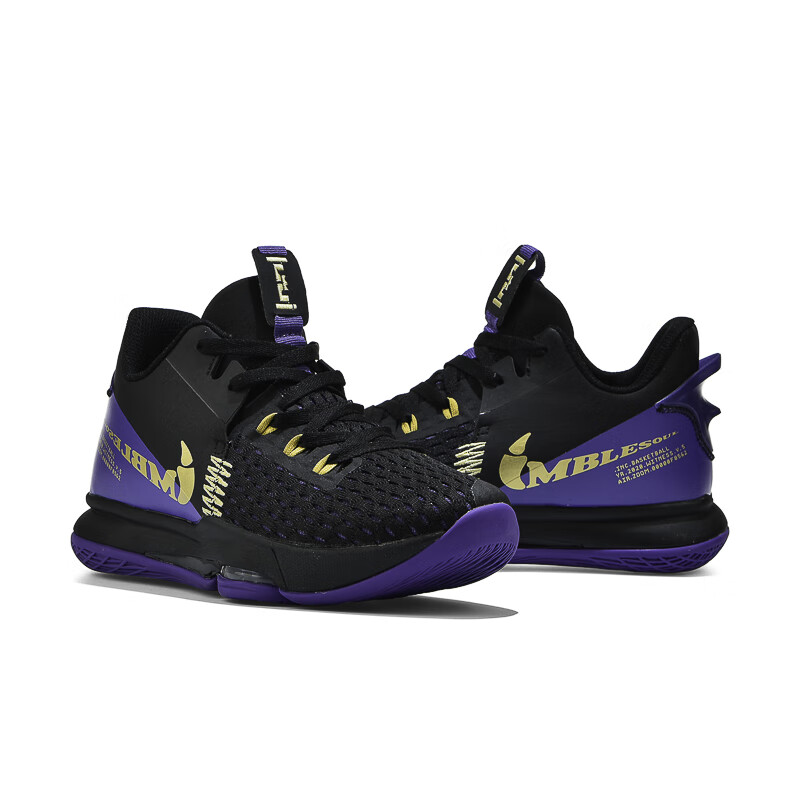 nik男詹姆斯5代士兵14使节13witness5实战篮球鞋cq9381300nike黑蓝39