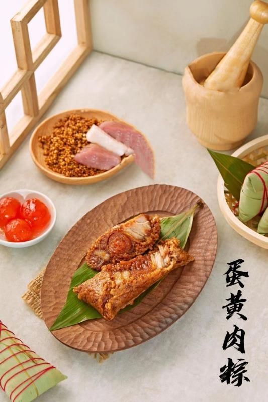 湖州国芳粽子五花肉粽子湖州特产粽子蛋黄大肉粽子非嘉兴粽子 板栗