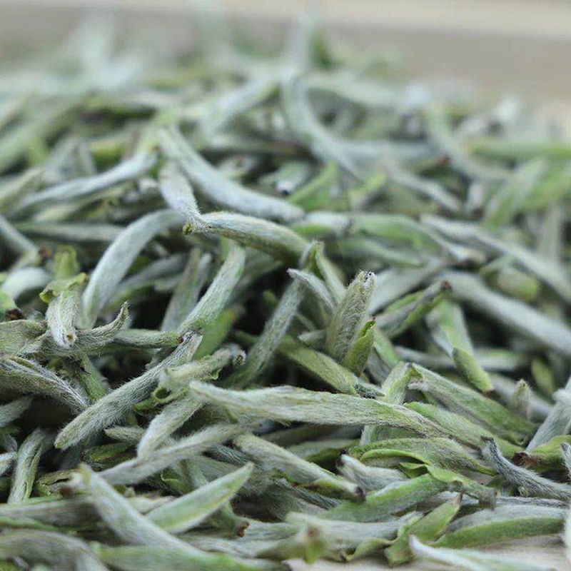 5折2021年白茶白毫银针明前荒野首采米粒毫香散茶罐装250克