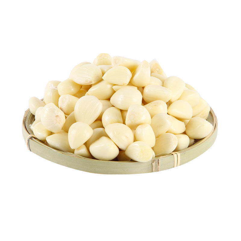 山东去皮大蒜米蒜粒脱皮大蒜子蒜肉剥皮蒜瓣蒜米批发 1斤装【图片