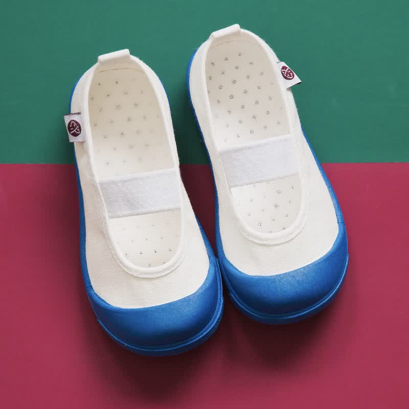 儿童室内鞋幼儿园幼儿园室内鞋活动鞋宝宝布鞋男儿童帆布鞋女童小白鞋