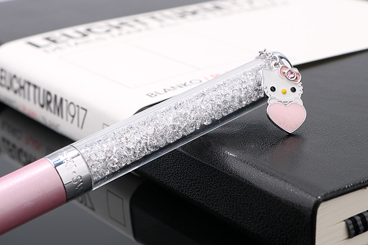 施华洛世奇 笔施华洛世奇笔swarovski水晶笔中性礼物商务礼品天鹅吊坠