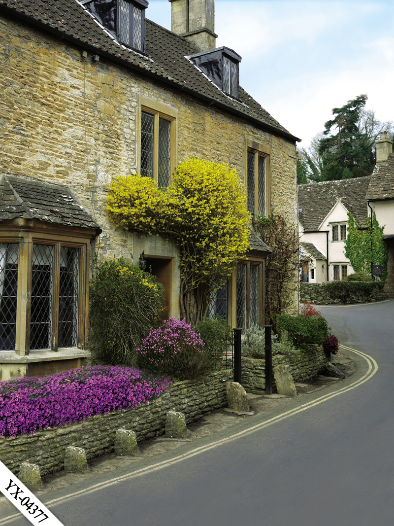 直播背景布3d立体直播间装饰主播竹林山水田园外景快手网红背景墙