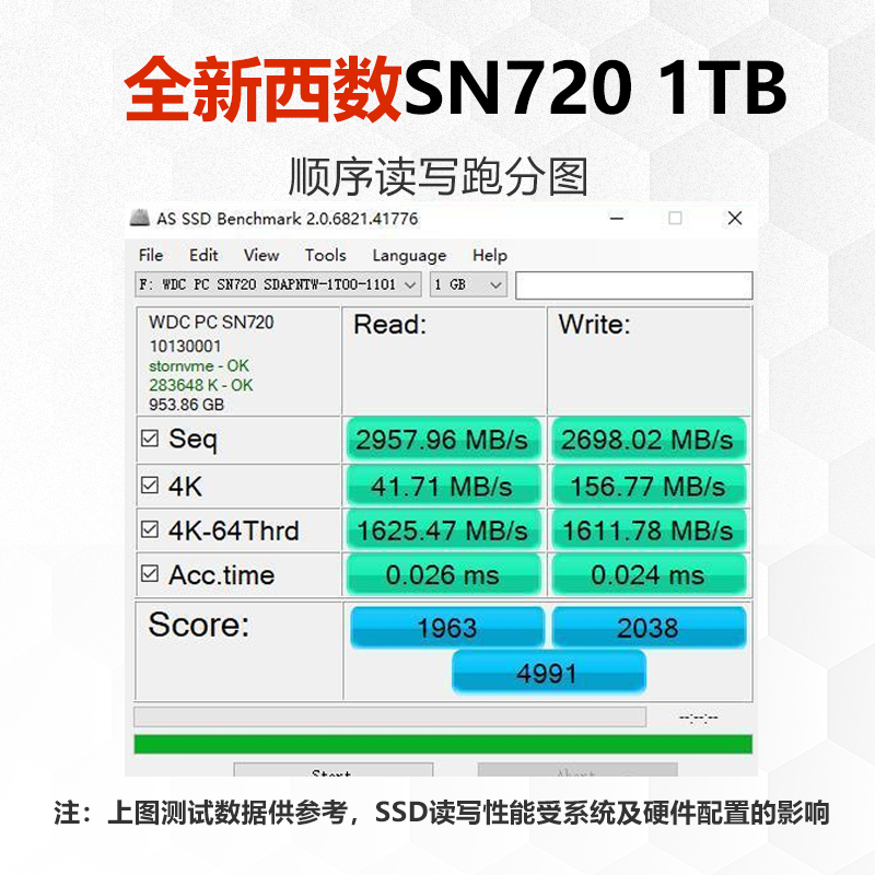 水木风西数黑盘sn730sn720512g1tm2nvme2280固态硬盘pm981a深紫色