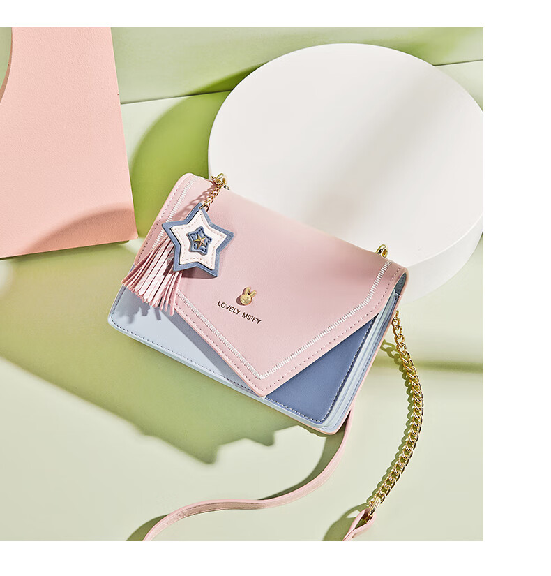 米菲miffy 网红女包2022日韩新款潮百搭时尚单肩包包可爱少女小方包