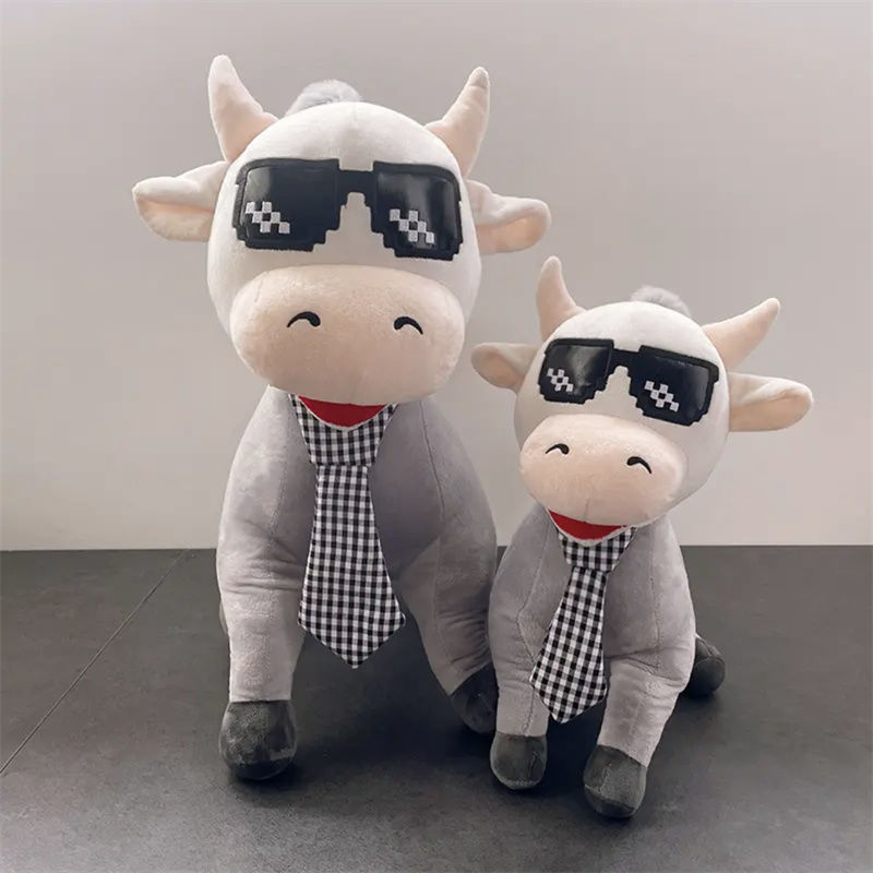 创意搞怪你是什么牛马玩偶沙雕恶搞毛绒玩具牛马兄弟先生公仔抱枕男女