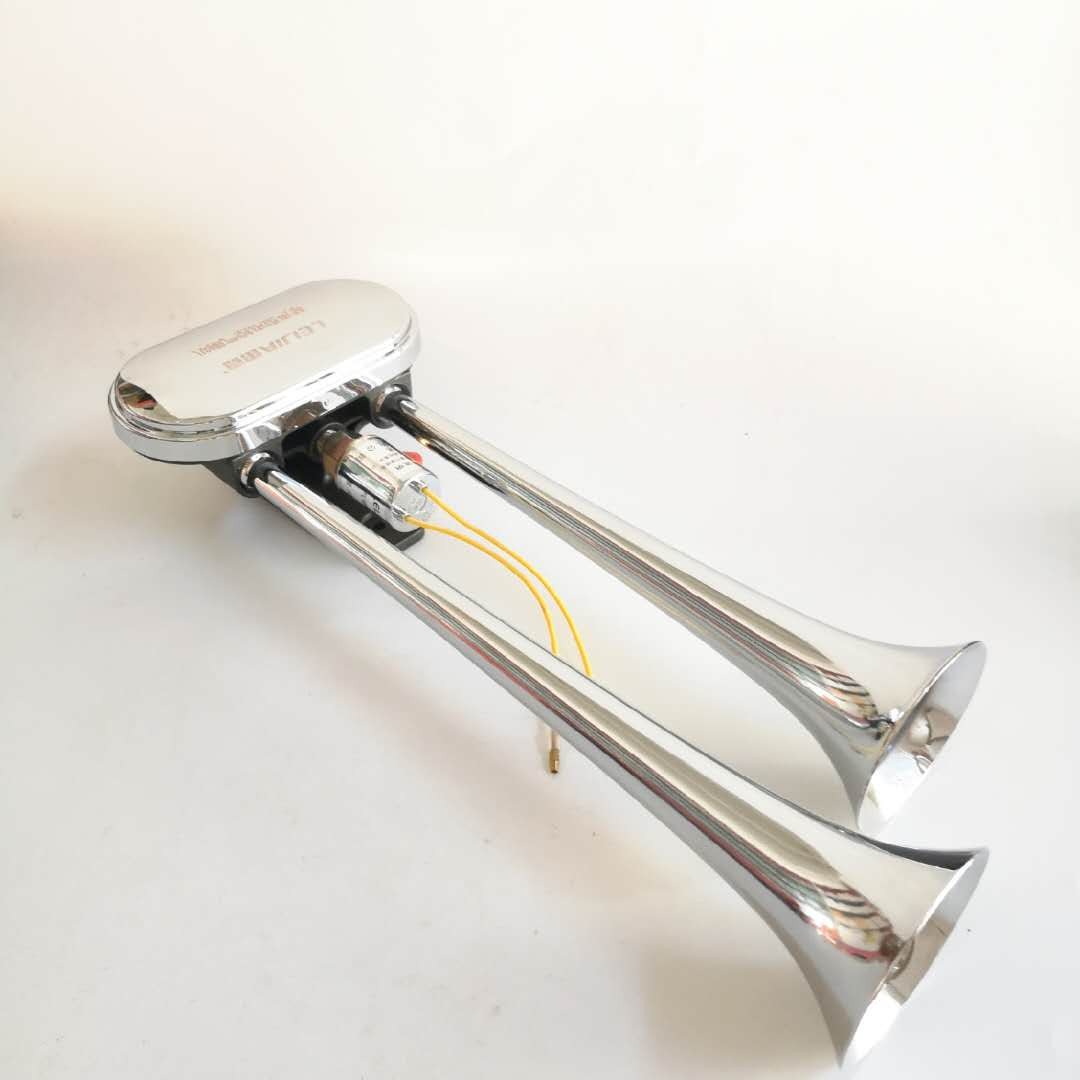 qefh琴音电控气喇叭通用单喇叭大货车卡车沃尔沃客车气喇叭2v24v超响