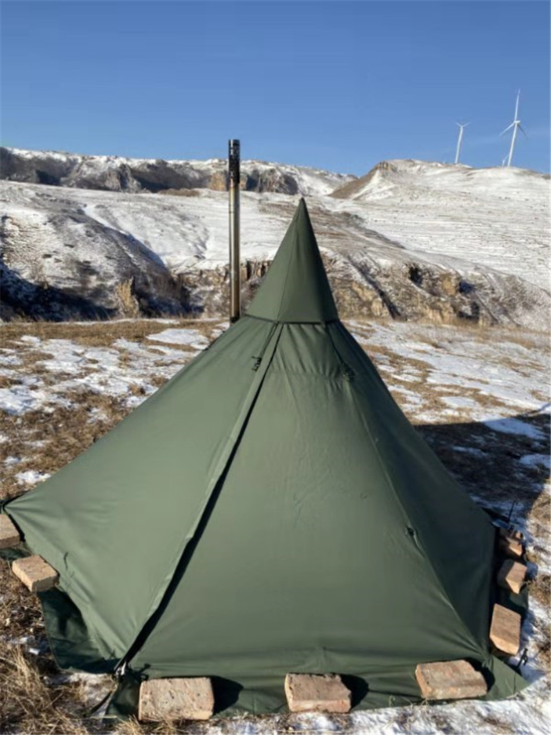 霆友 金字塔帐篷 帐篷庇护所a塔防晒户外生存军幕加厚防寒 1.