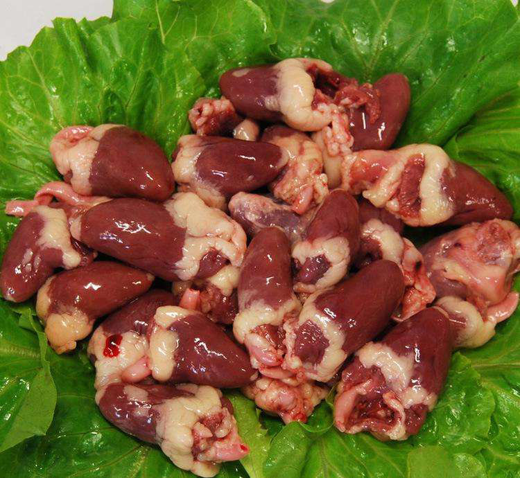 锦祥橙 新鲜鸡心冷冻鸡心烧烤速冻鸡心国产生鸡心鸡内脏鸡杂 2斤