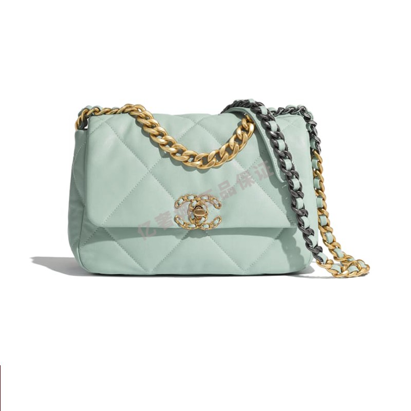 鉴定后发chanel香奈儿女包经典菱格纹小羊皮口盖包链条包单肩包斜跨包