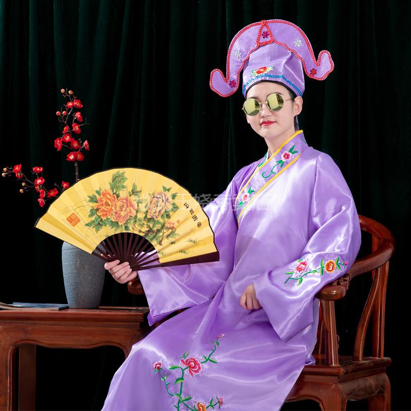 男戏服戏曲服装蟒袍江南四大衣服古装服装唐伯虎秀才小生服公子年会