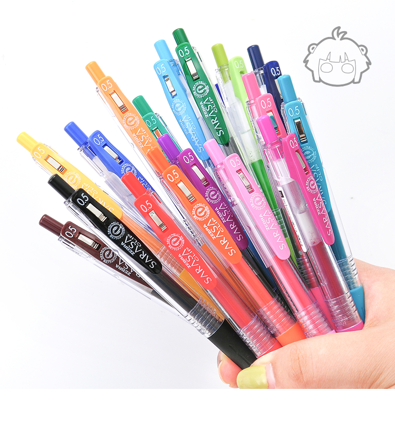 斑马牌(zebra)斑马jj15中性笔juice果汁笔彩色速干做笔记专用店 蓝绿