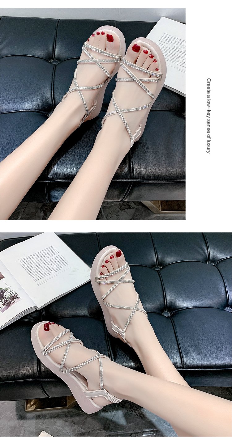 【捡漏价】品牌严选十几岁女生穿的新款14岁女孩凉鞋夏15大童平底露趾