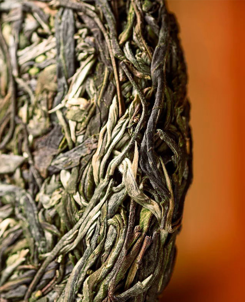 【新品】云南麻栗寨七子饼茶 大叶种晒青毛茶 陈年生茶357g茶叶 13年