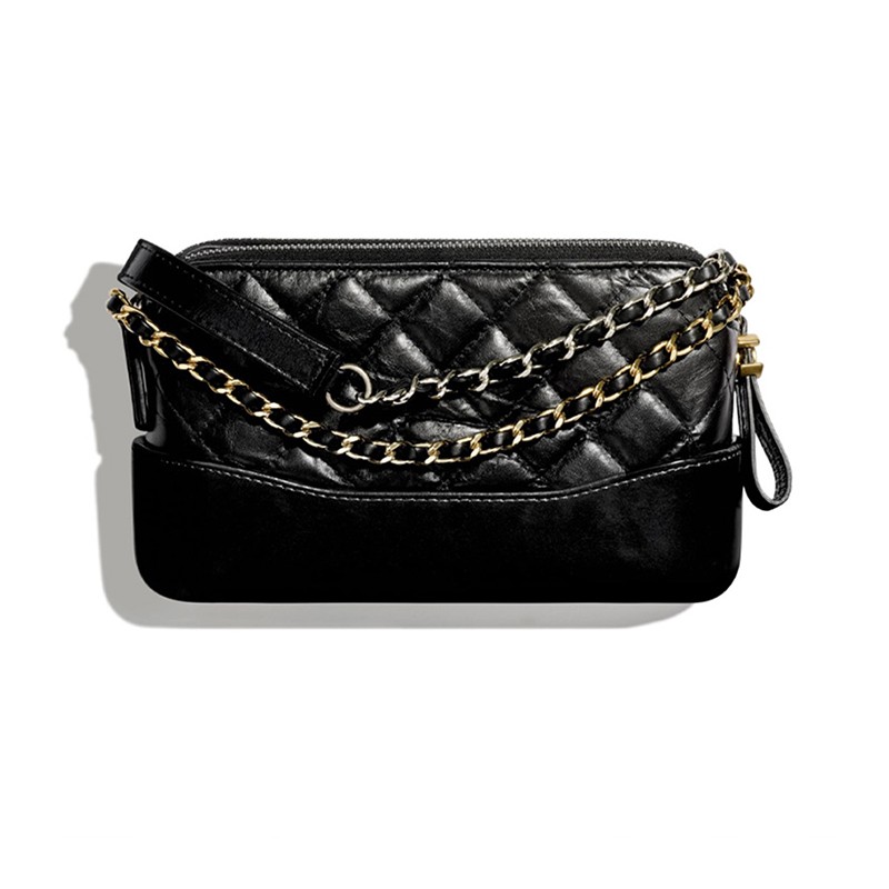 chanel香奈儿女包gabrielle系列菱纹小牛皮迷你金属链条斜挎包单肩包