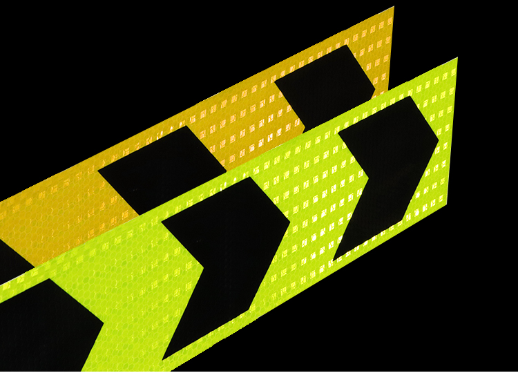 双向荧光黄黑箭头10*90cm-2条【图片 价格 品牌 报价】-京东