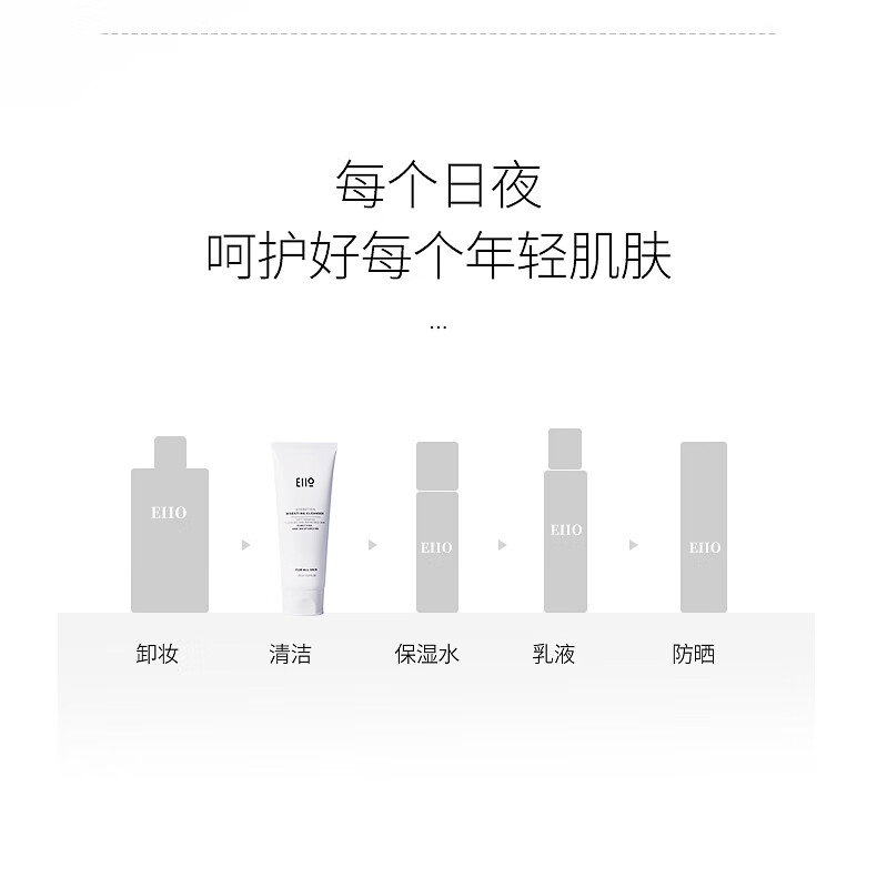 奕沃（EIIO） 洗面奶自动发泡洁面全脸清洁氨基酸洁面乳女控油温和男士洁颜 1只装
