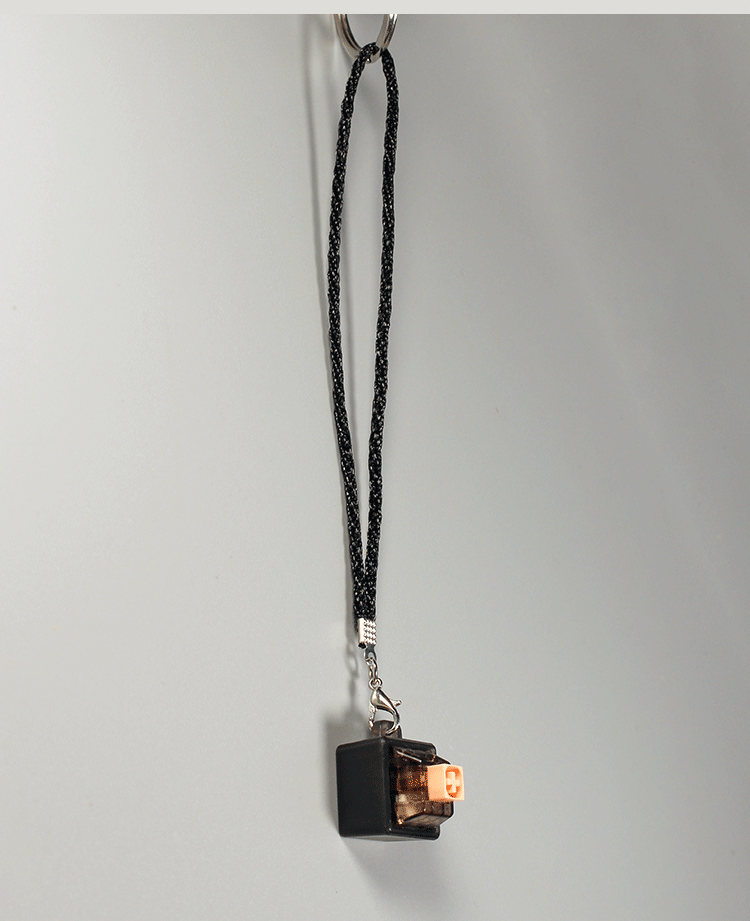 试轴器钥匙扣机械键盘试轴器钥匙扣透明键帽个性轴体凯华box980圣熊猫