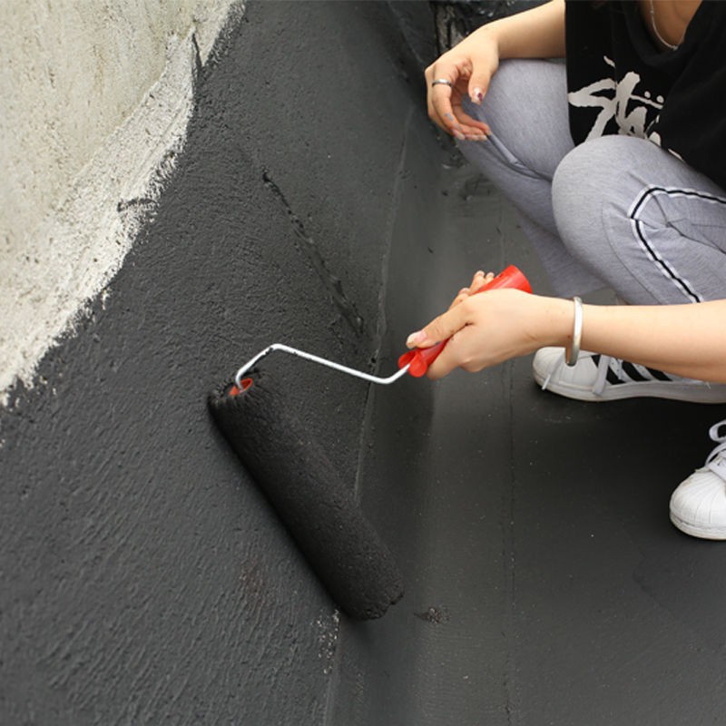 屋顶防水涂料补漏隔热平房楼顶室漏水 套工具 聚酯布)【买50斤发100斤