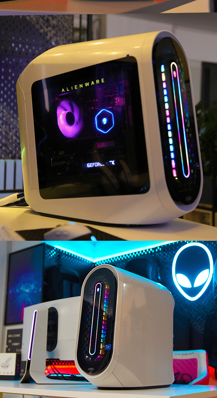 alienware全新外星人台式机游戏机水冷侧透机箱aurora r13rtx3090糖蚁