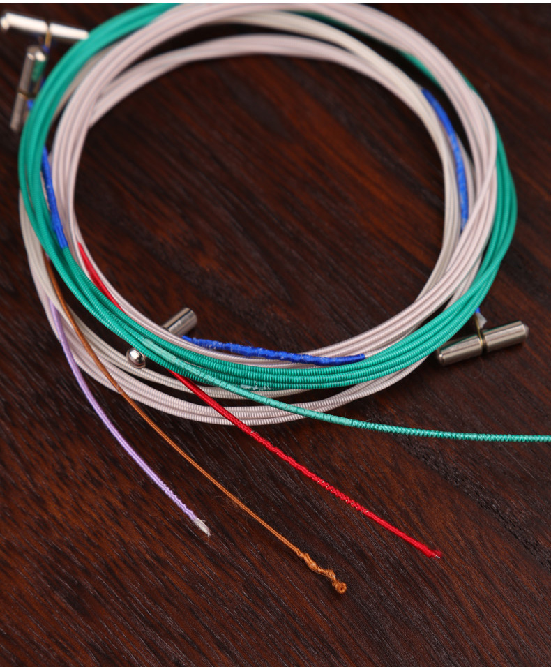 古筝琴弦 单根/1-5/1-21全套 163型古筝通用古筝弦 18弦 一根(绿色)