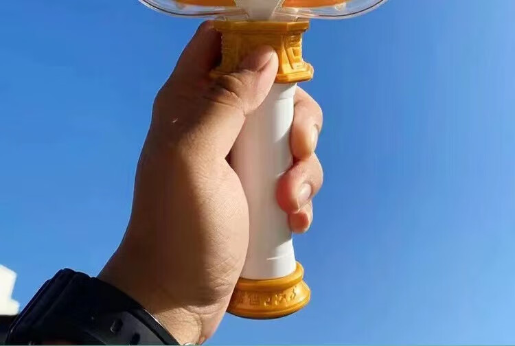 迪迦奥特曼手持神光棒小风扇便携式变身器电风扇usb迷你充电风扇