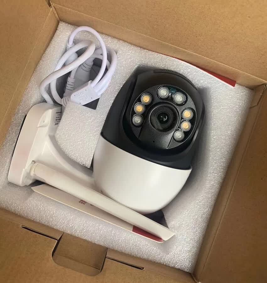 简约妮卡2022新款汉邦高科无线摄像头300万2寸球机hbipc0103全彩语音