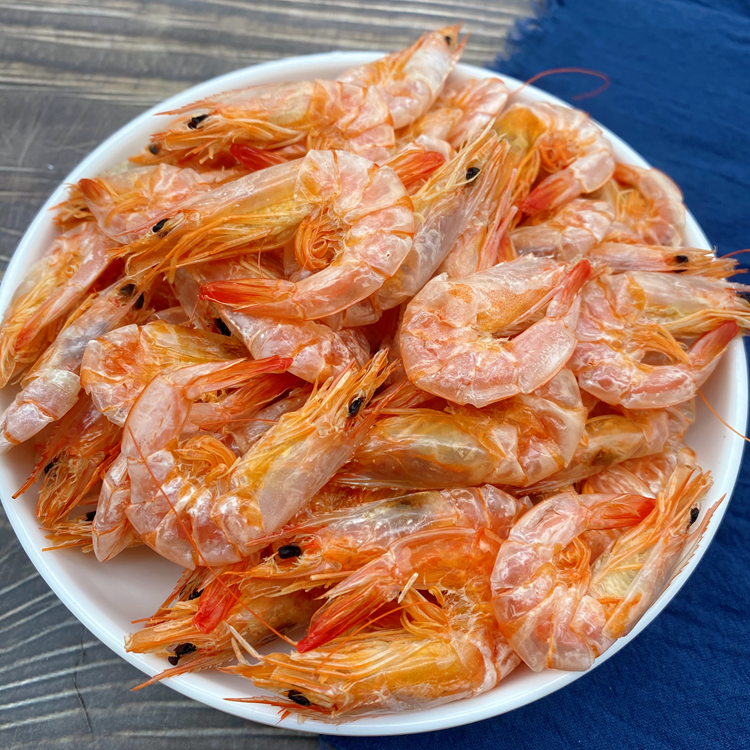 汕尾特产潮汕虾干即食干虾中号对虾干虾海虾干500g海鲜干货烤虾干 中