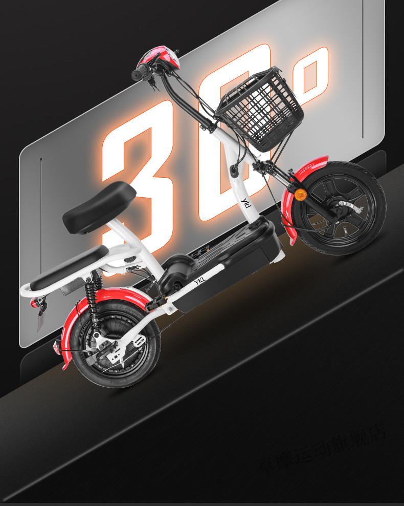 【旗舰直销】英克莱电动车女士小型踏板国标电动车48v电动自行车成人