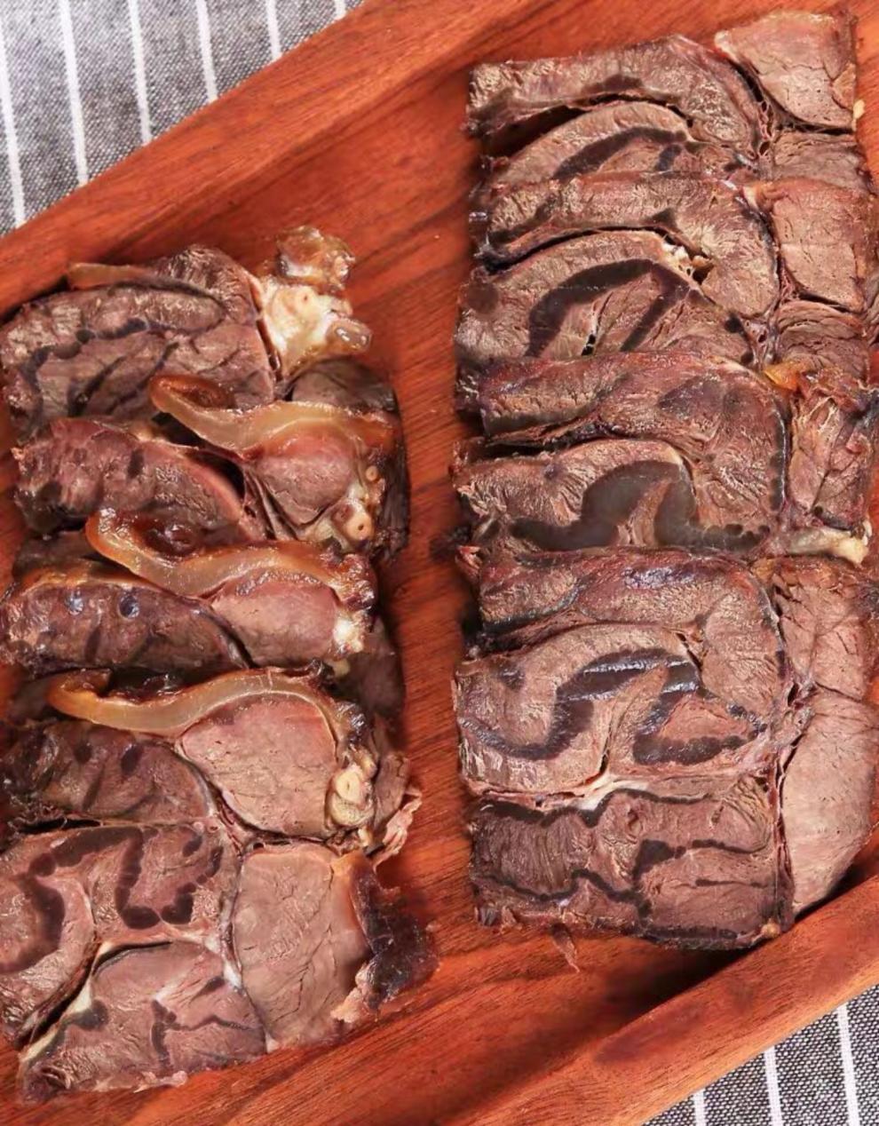 河间驴肉 河北特产河间驴肉熟食真空驴肉火烧带皮五香农家卤味酱熟