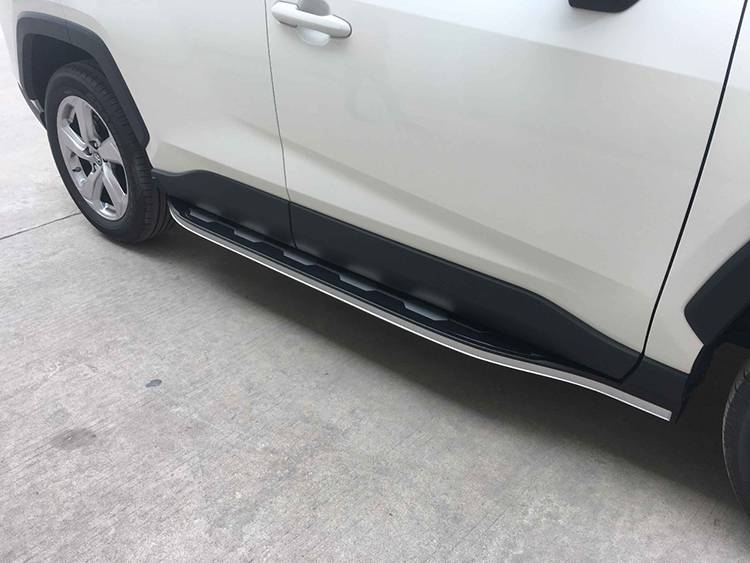 适用于丰田rav4踏板2021款rav4荣放侧踏板新款威兰达改装汽车踏板