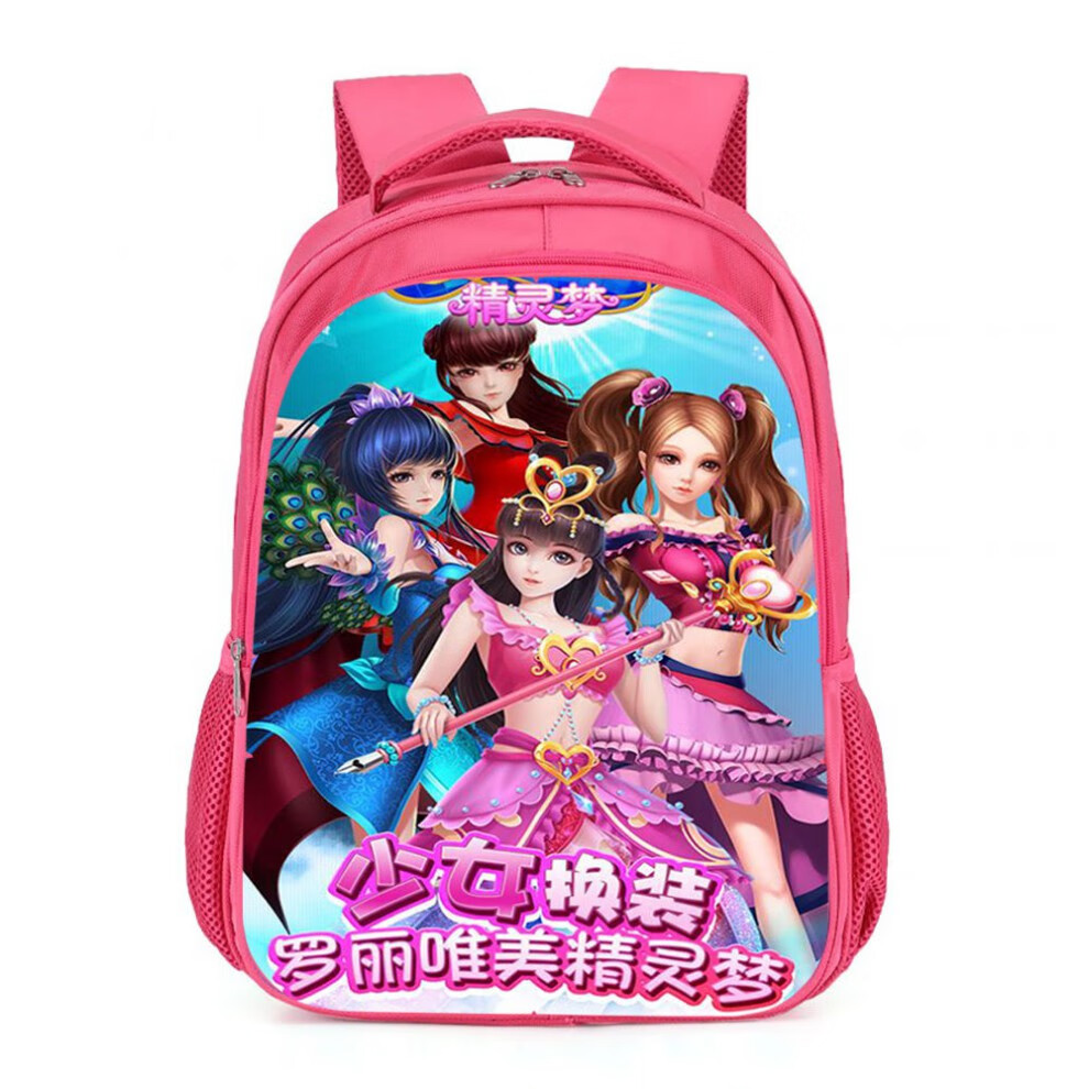 叶罗丽书包叶罗丽书包小学生女童1-3一年级儿童幼儿园双肩包娃娃梦