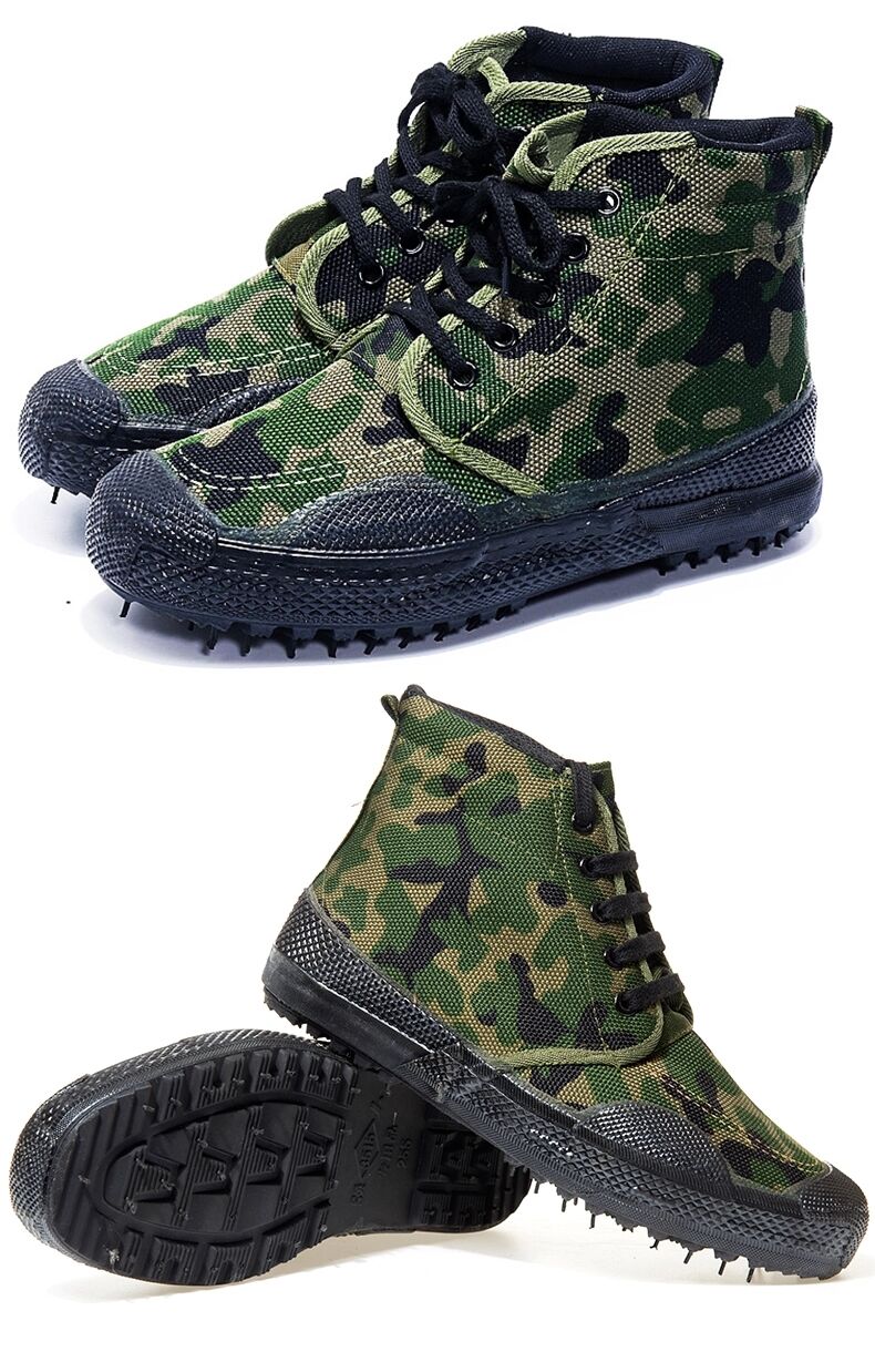 解放鞋高帮耐磨劳保鞋防滑工地黄球鞋高帮工作鞋男透气帆布劳动农田