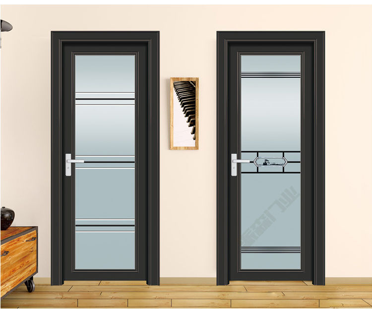 家用出租屋卫生间门厕所门钛镁合金门玻璃门简约室内洗手间浴室门