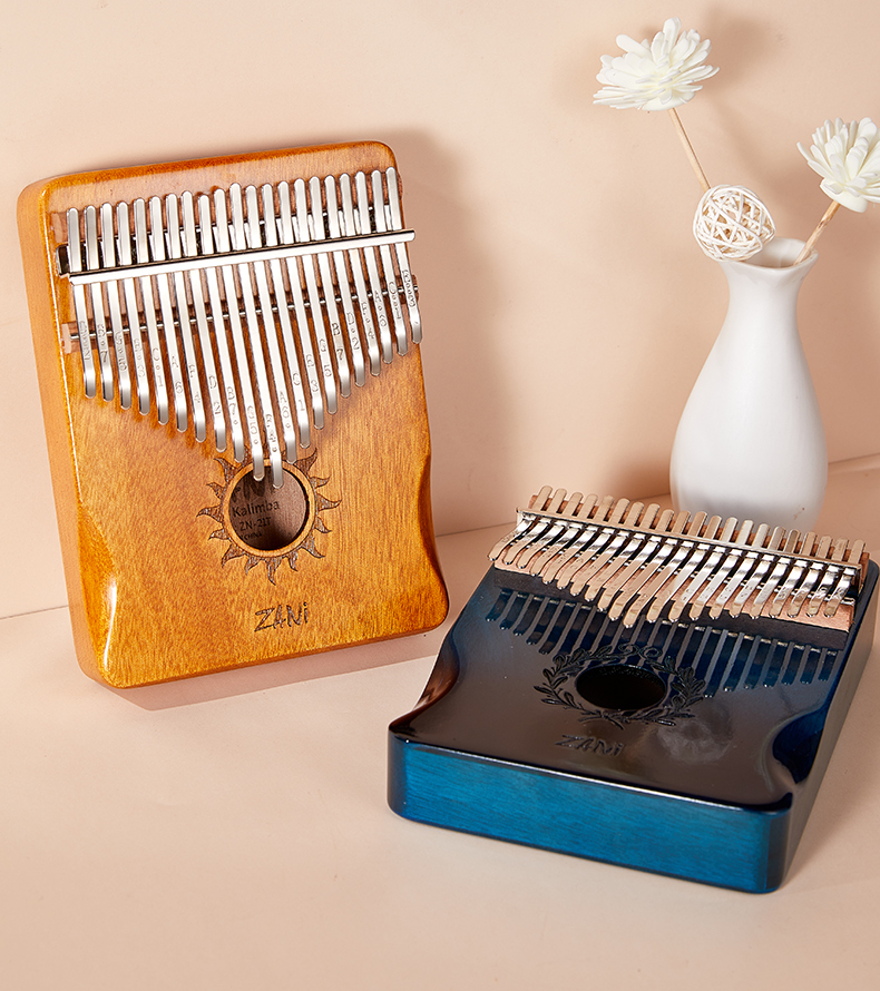 zani卡林巴拇指琴21音手指琴单板初学者女生五指姆琴小乐器定制款21