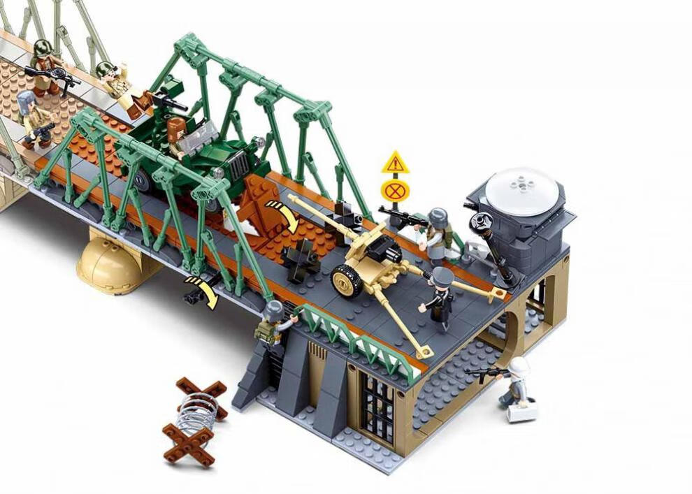 乐高lego二战军事德国坦克兼容拼装积木冬季大反攻喀秋莎车火箭炮