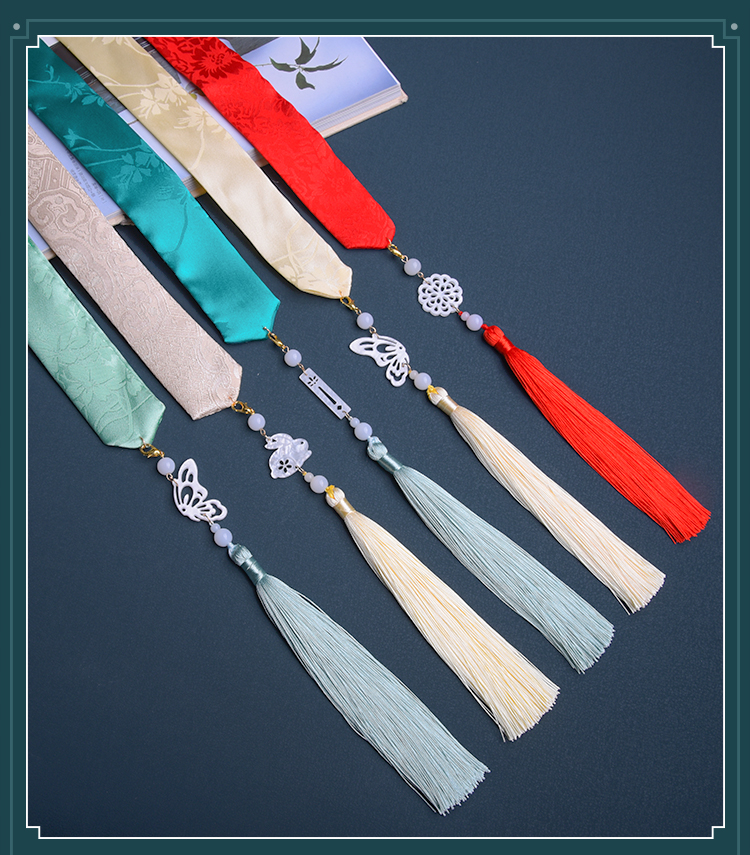 汉服发带流苏飘带少女古风发饰绑发头绳古装配饰吊坠发绳丝带头饰生日