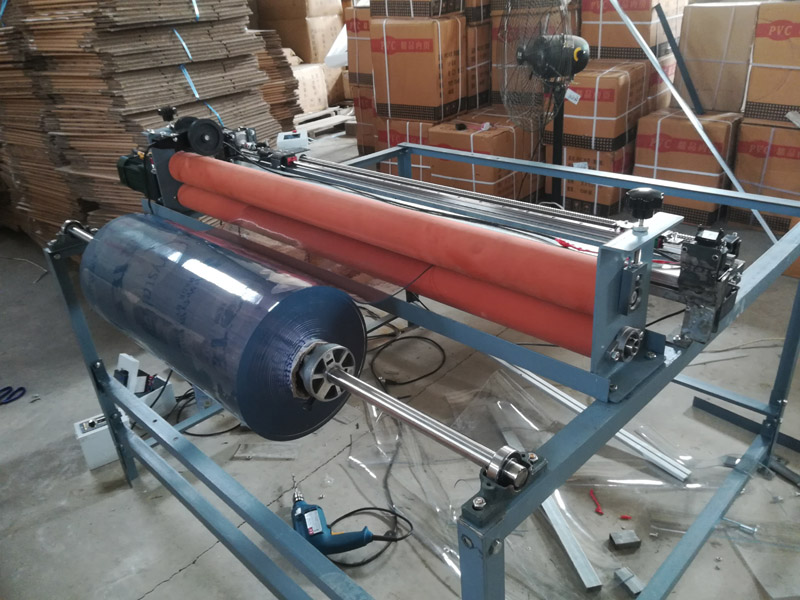 定制适用卷纸布打卷塑料膜收放卷绳子拉皮革自电动复卷机计米器收废料