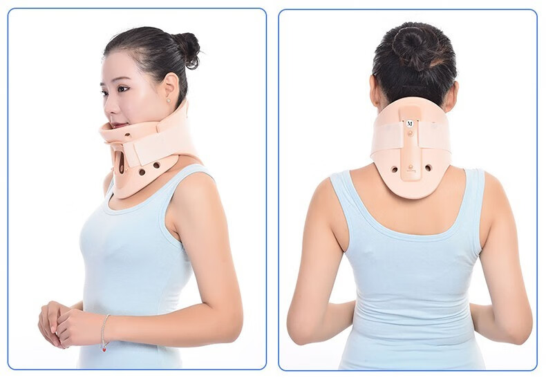 前倾歪脖子泡棉型无味防过敏颈椎支撑架拉伸医用固定器牵引器斜颈器s