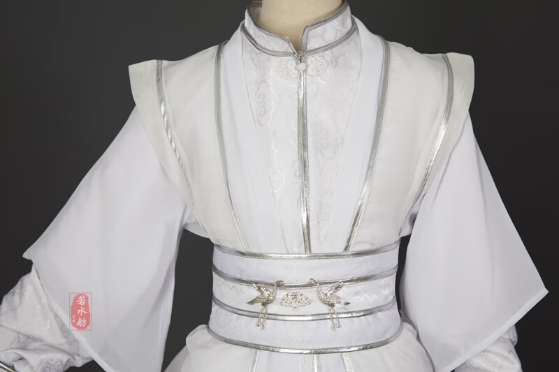 西木柒楚晚宁cos服 白色古装cos男服装劲装万用侠客谢怜楚晚宁仙气
