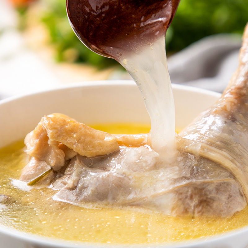 贺胜桥土鸡汤 湖北特产农家贺胜桥土鸡汤方便速食全鸡加热即食 整半边