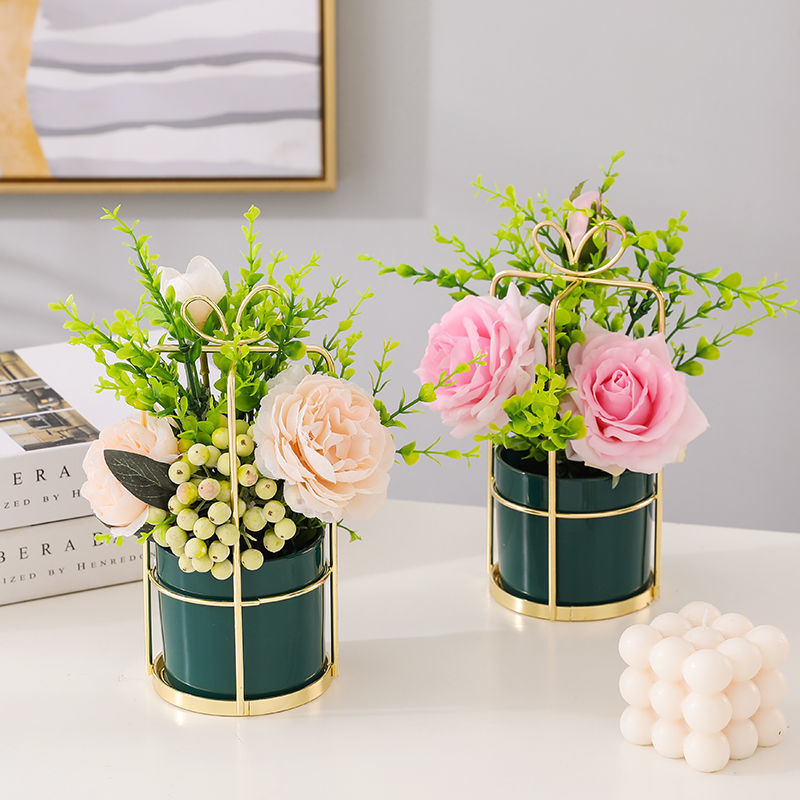 假花仿真花摆件装饰客厅餐桌茶几花艺用品室内家居小花束摆设向日葵金