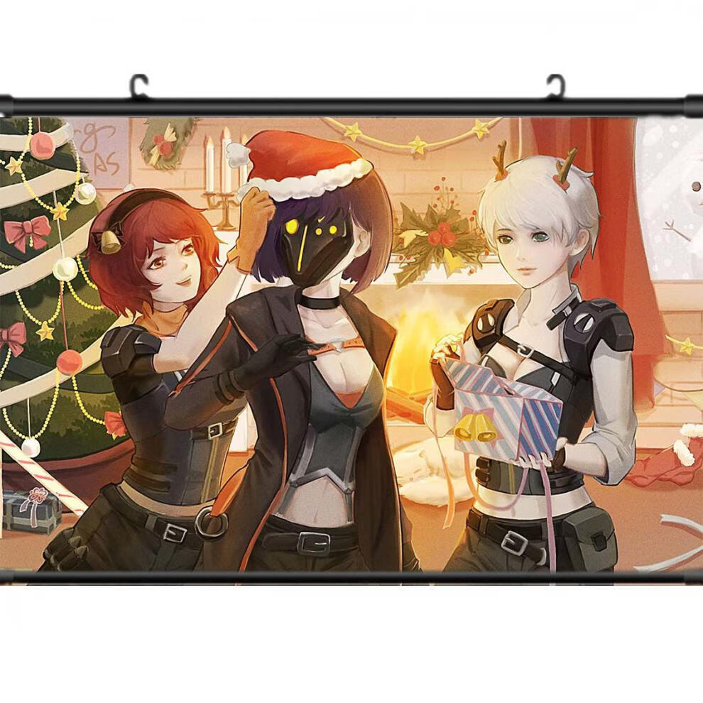 灵笼海报挂画白月魁海报挂画 灵笼通周边动漫二次元马克卡冉冰定制