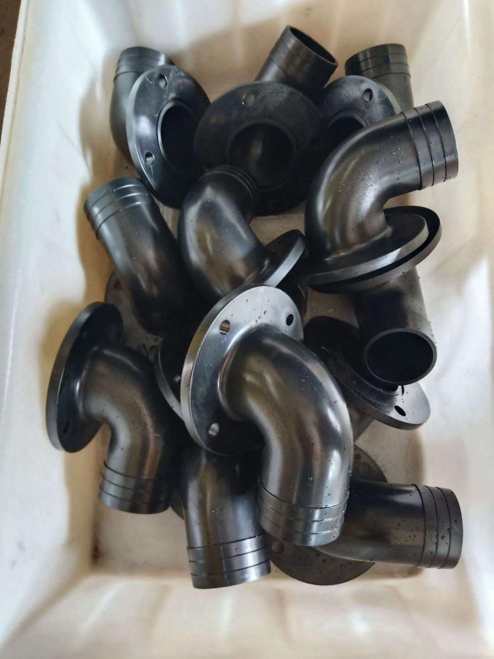 变径弯头口径大小转换90度弯头法兰水管配件国标水泵出水口16013050