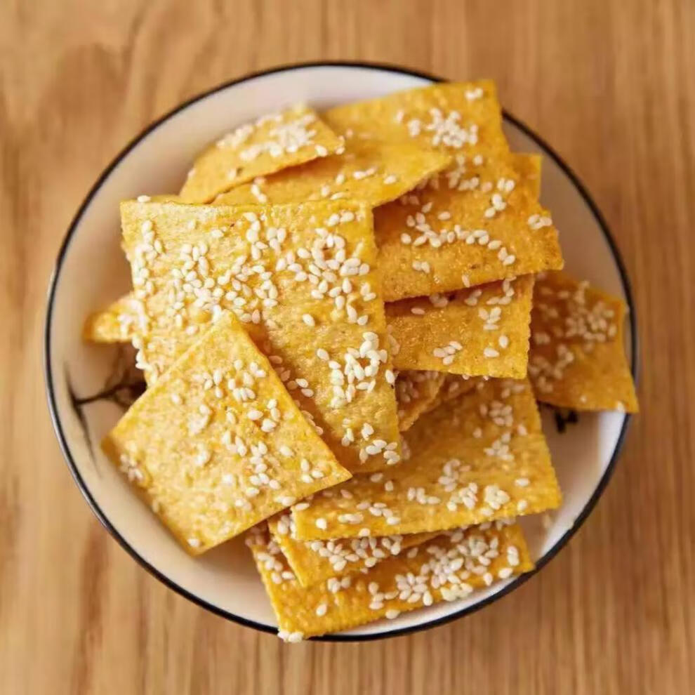 农家红薯片芝麻香脆湖南衡阳特产油炸薄片地瓜干零食小吃袋装散装 一